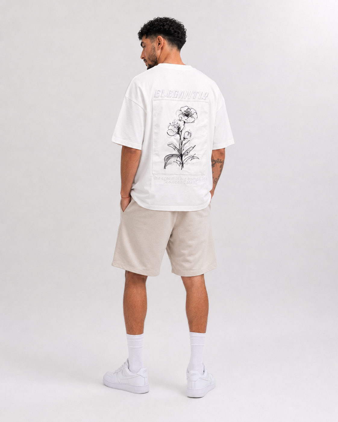T-shirt Elegantly Blanc