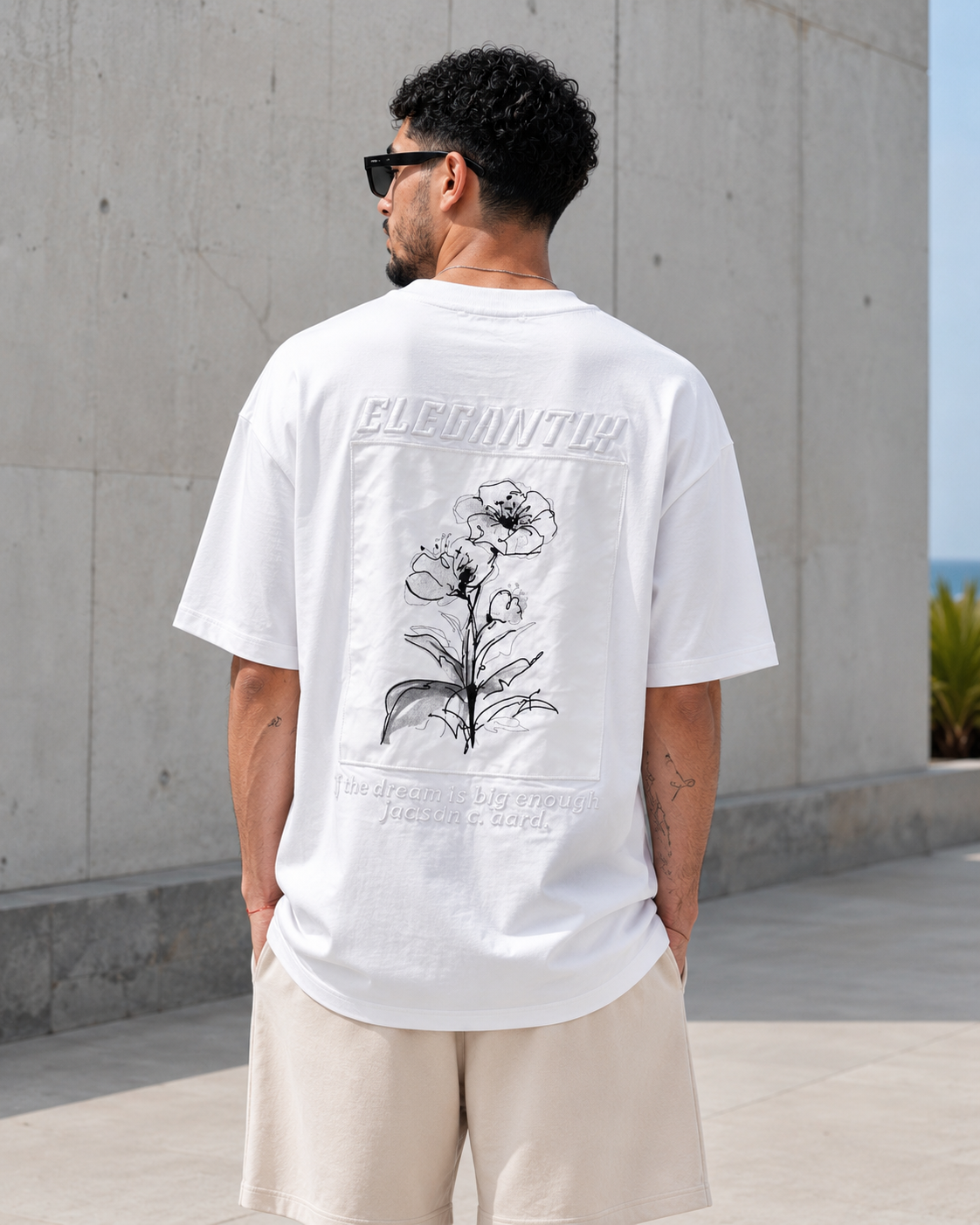 T-shirt Elegantly Blanc