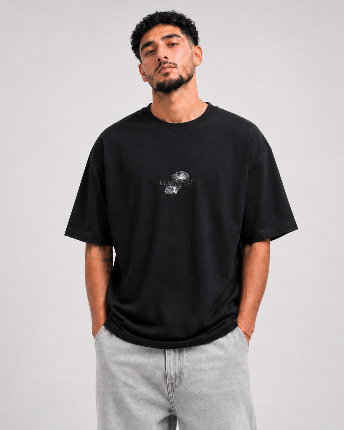 T-shirt Elegantly Noir