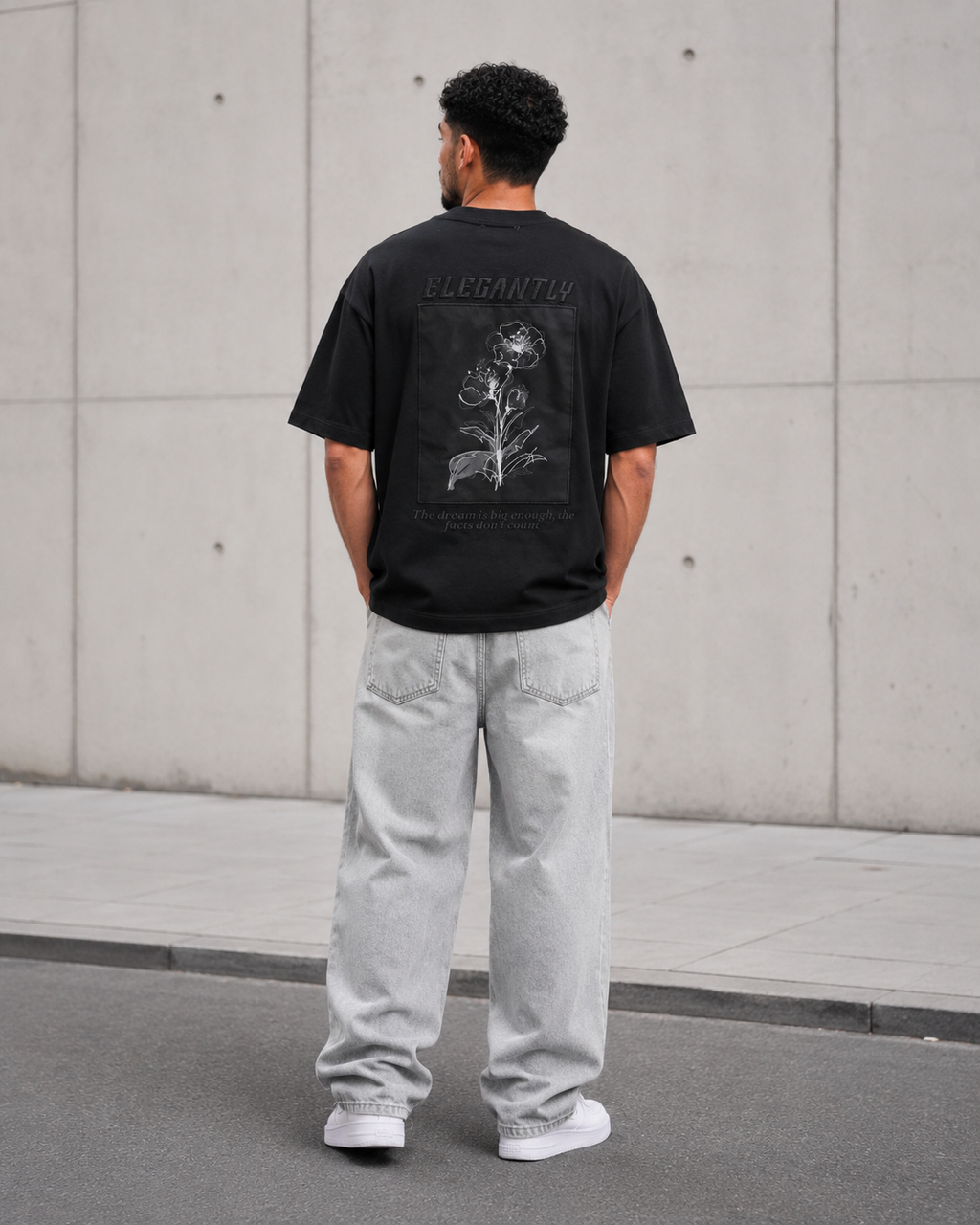 T-shirt Elegantly Noir