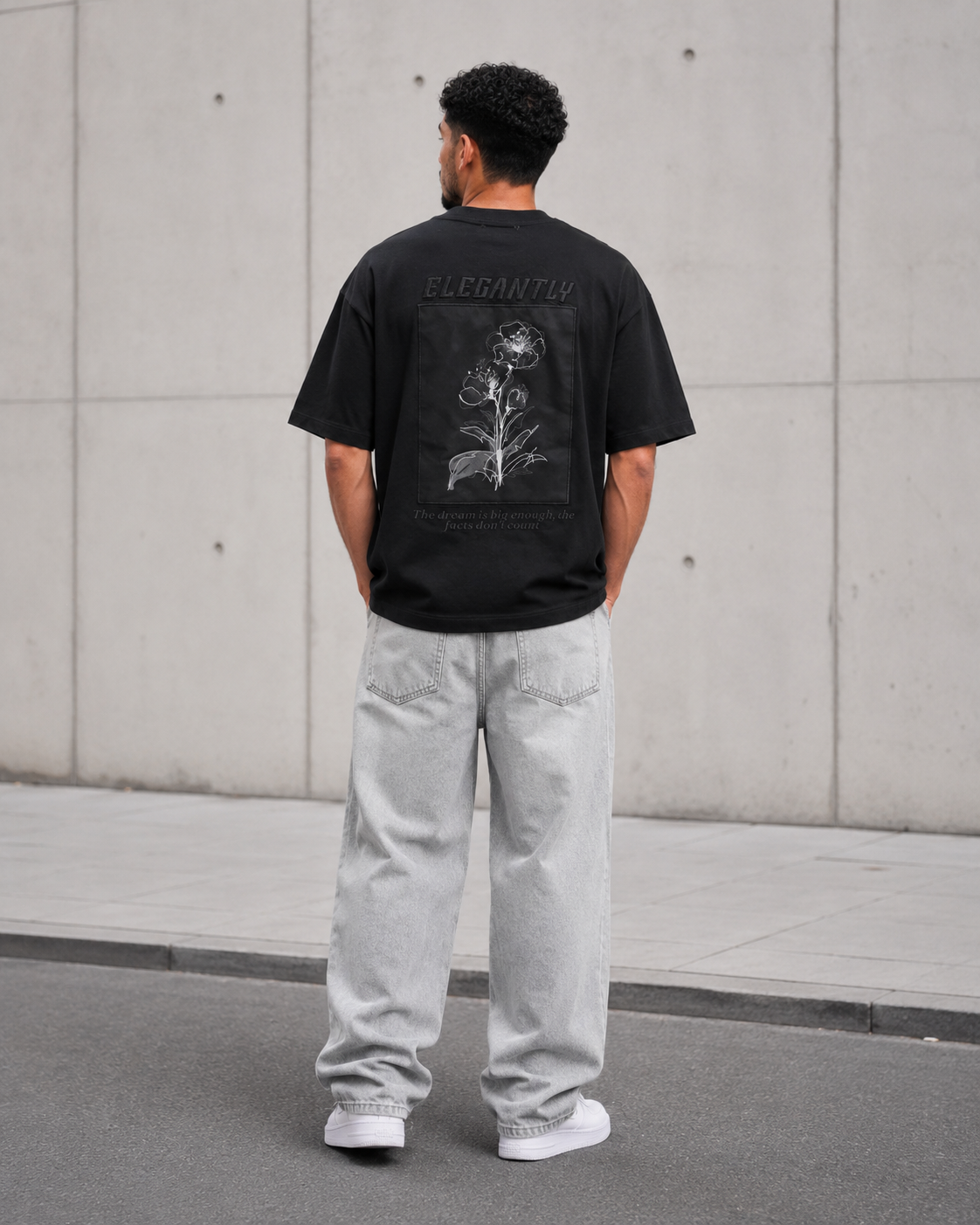T-shirt Elegantly Noir