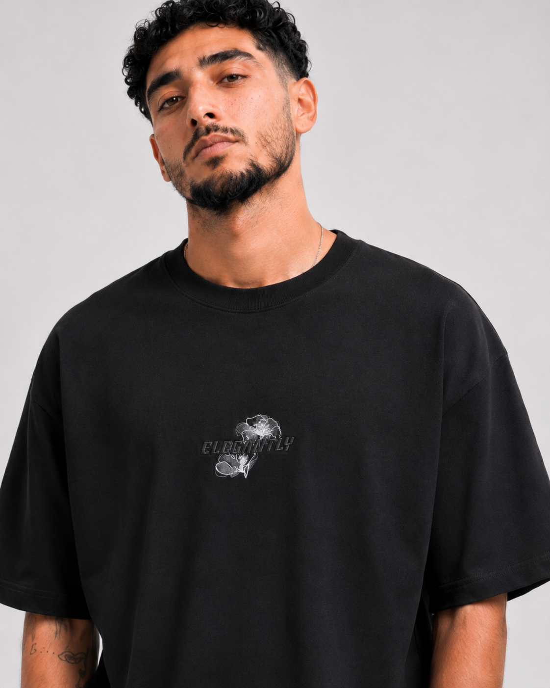 T-shirt Elegantly Noir