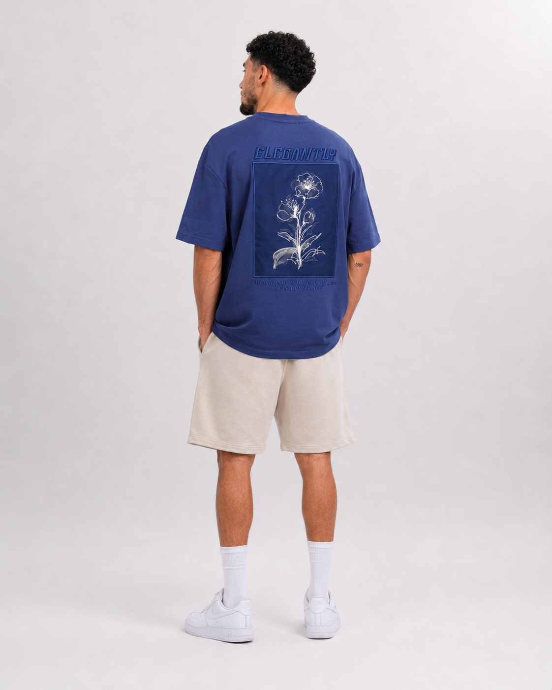 T-shirt Elegantly Bleu