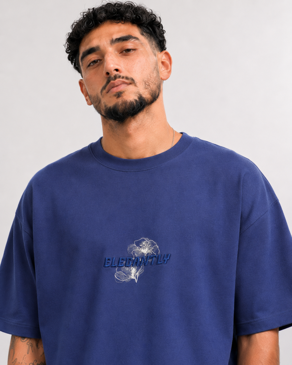 T-shirt Elegantly Bleu