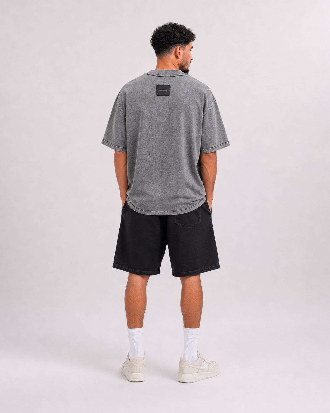 T-shirt Classic Work Gris Délavé