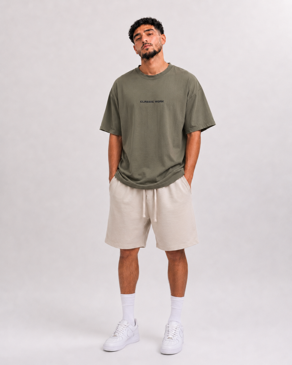 T-shirt Classic Work Kaki