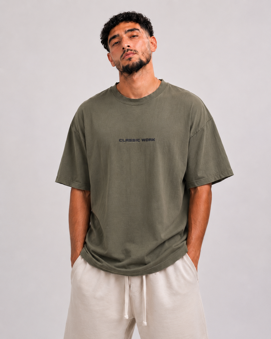 T-shirt Classic Work Kaki