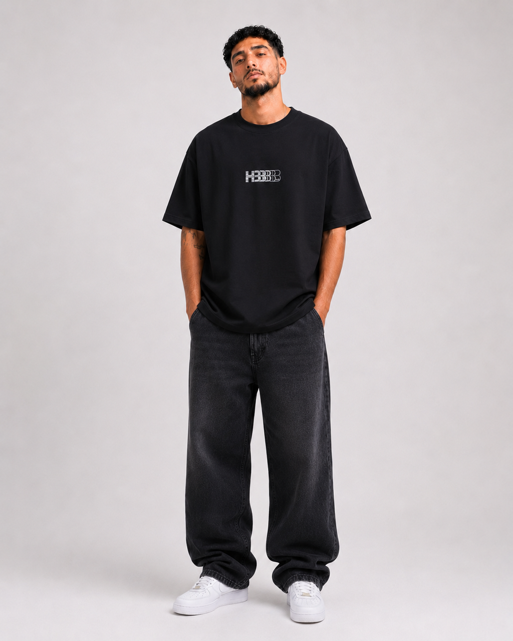 T-shirt HB Humble Noir