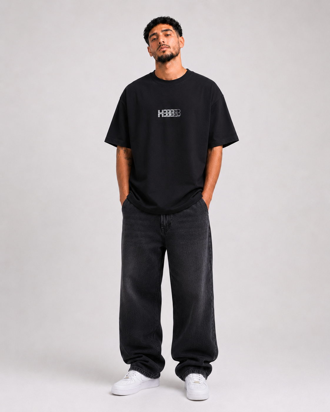 T-shirt HB Humble Noir