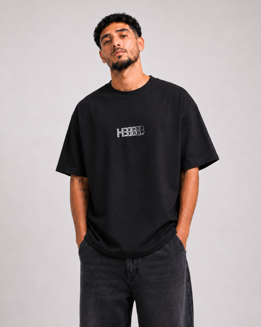 T-shirt HB Humble Noir