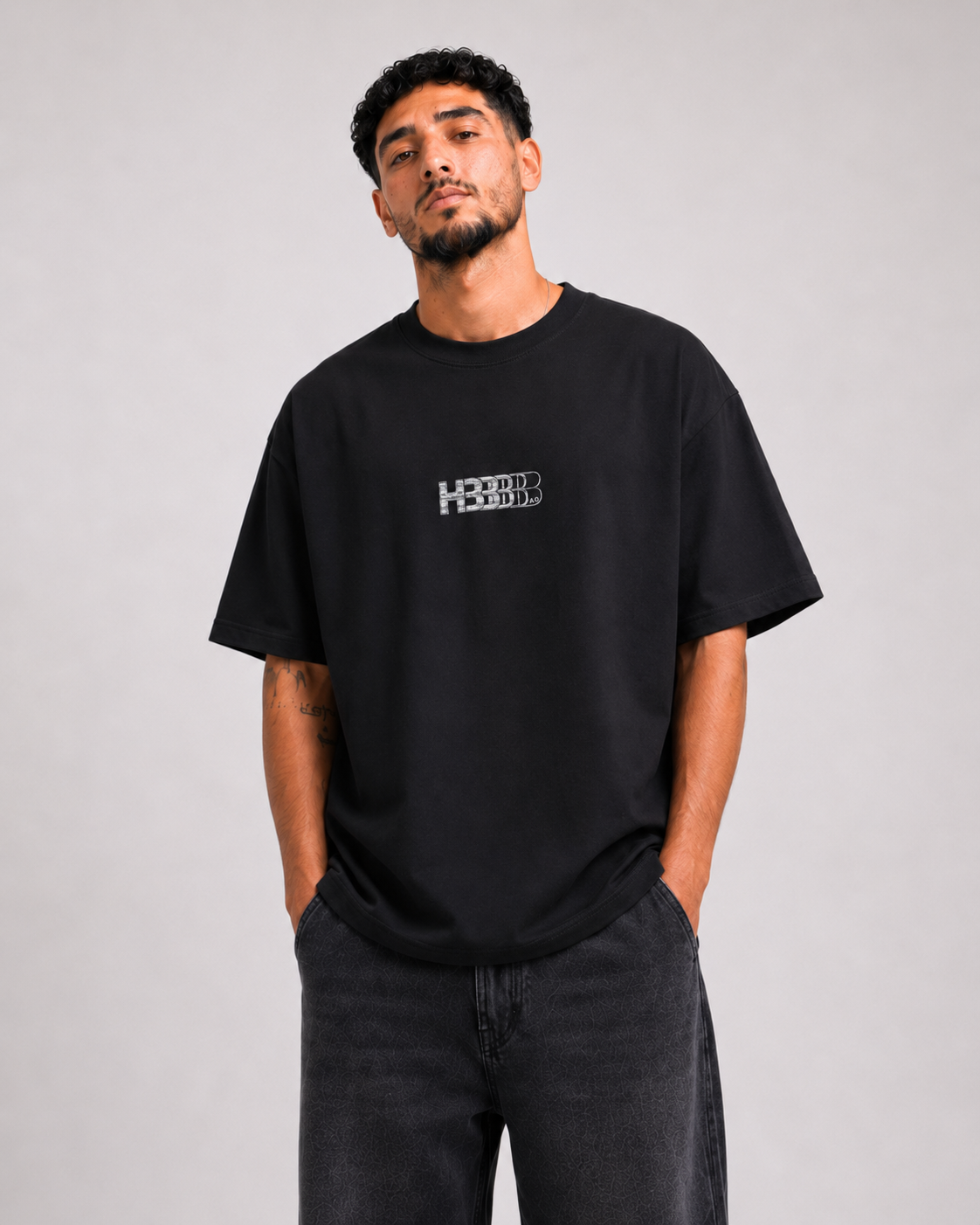 T-shirt HB Humble Noir