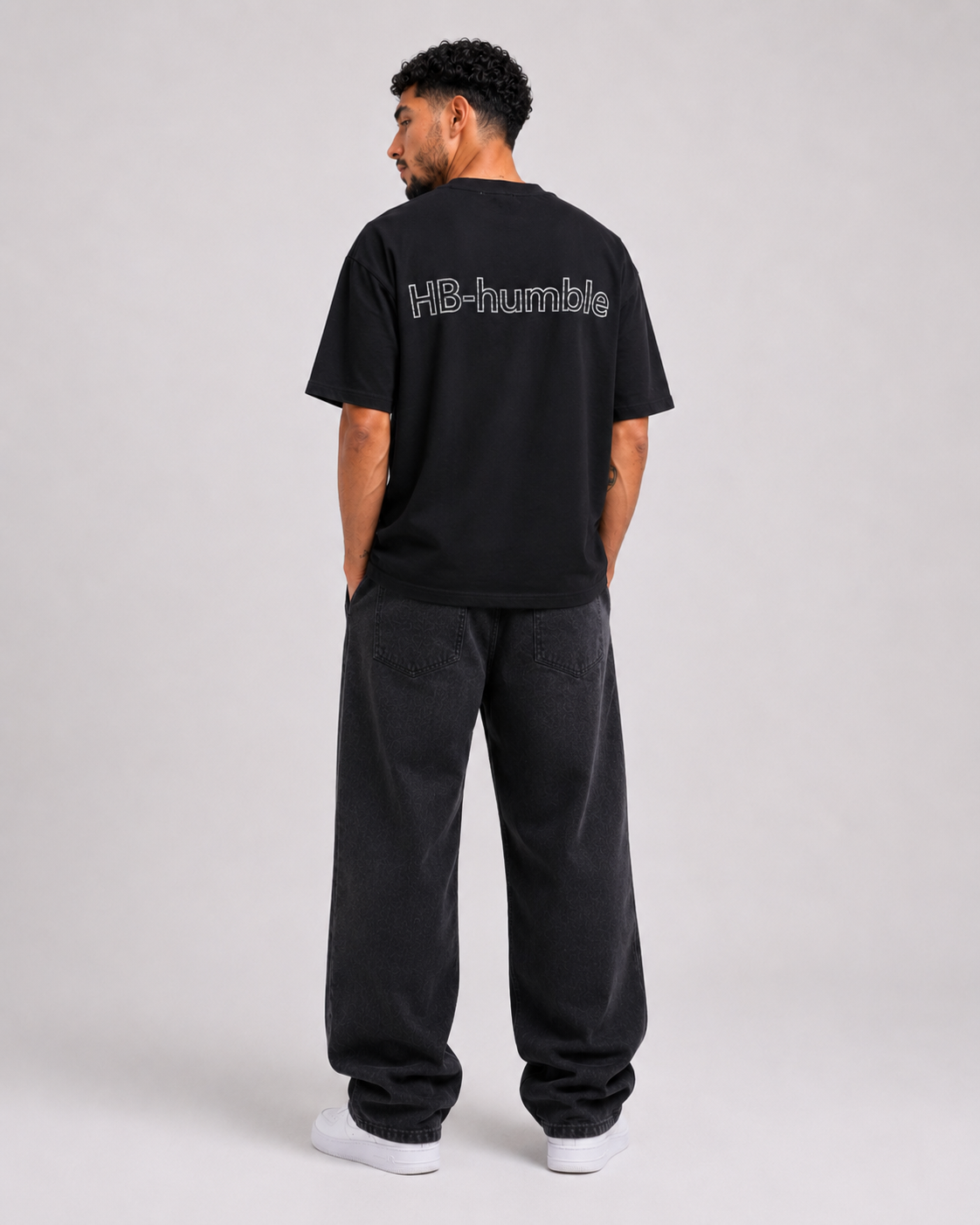 T-shirt HB Humble Noir