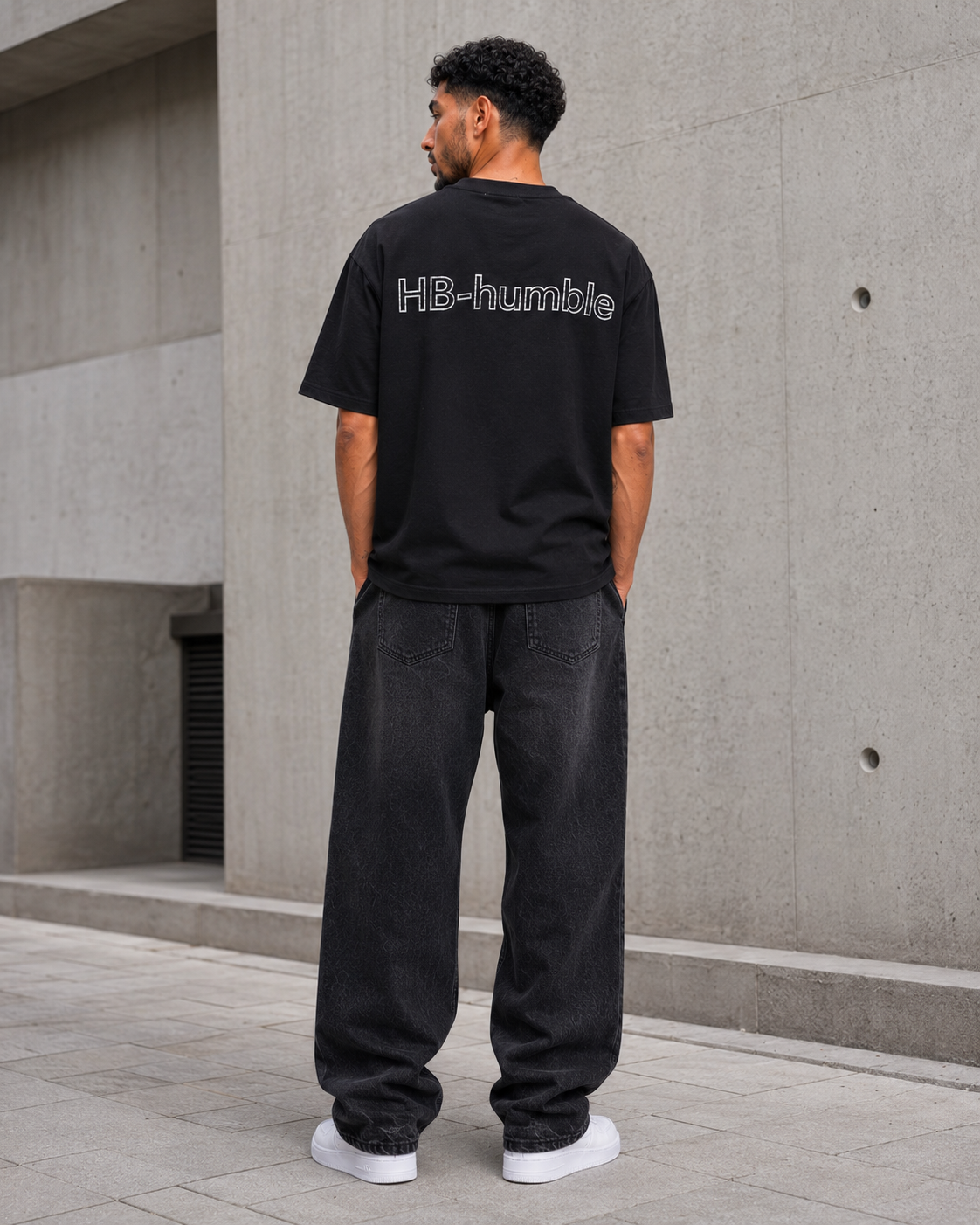 T-shirt HB Humble Noir