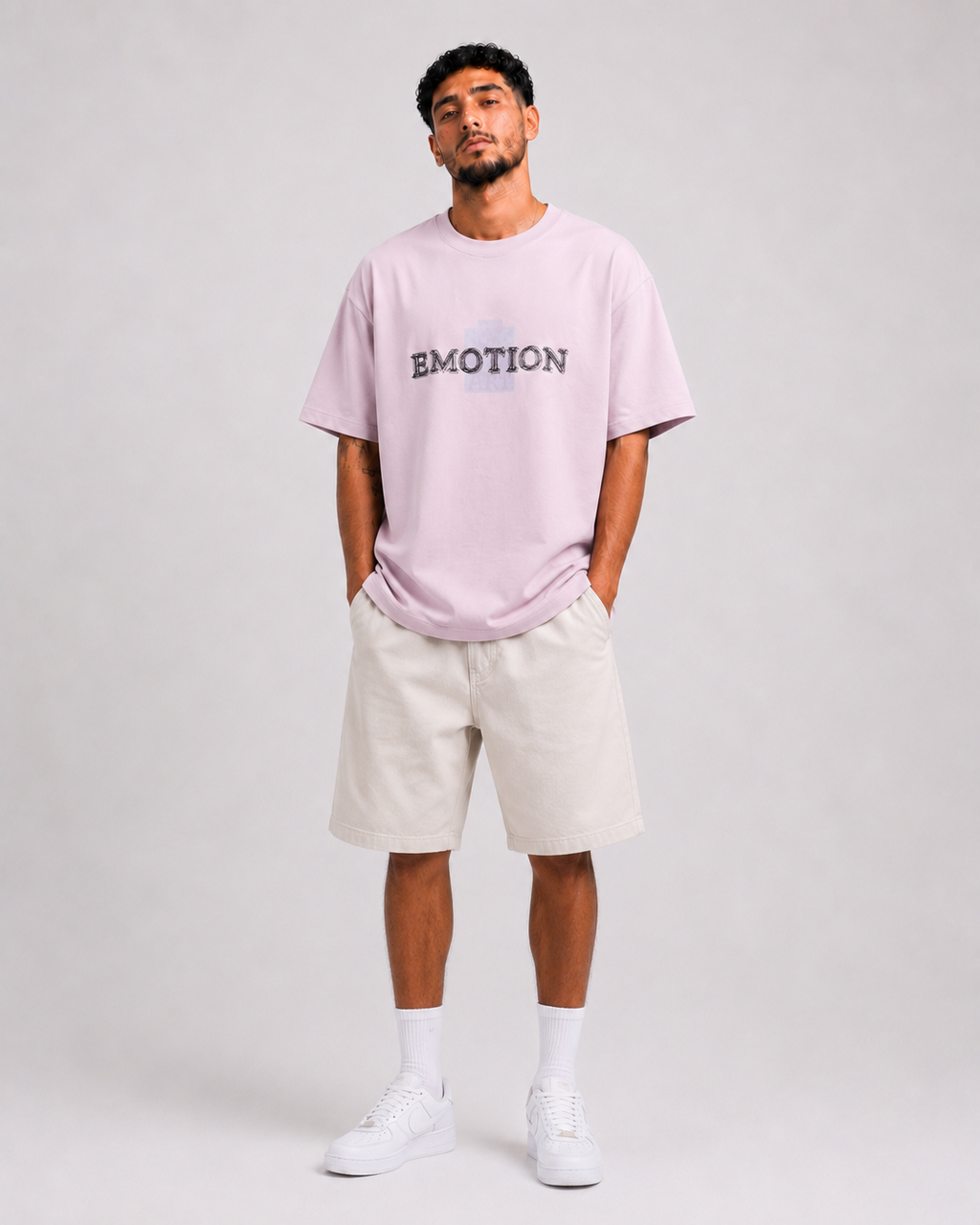 T-shirt Emotion Rose Clair