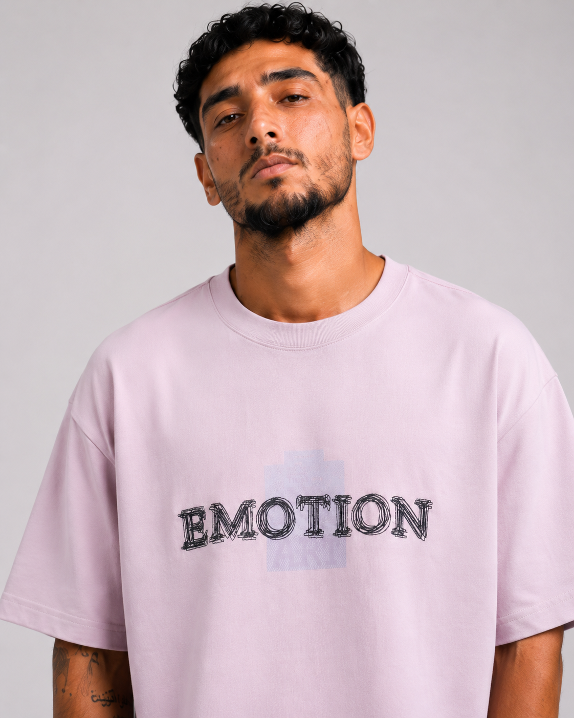 T-shirt Emotion Rose Clair