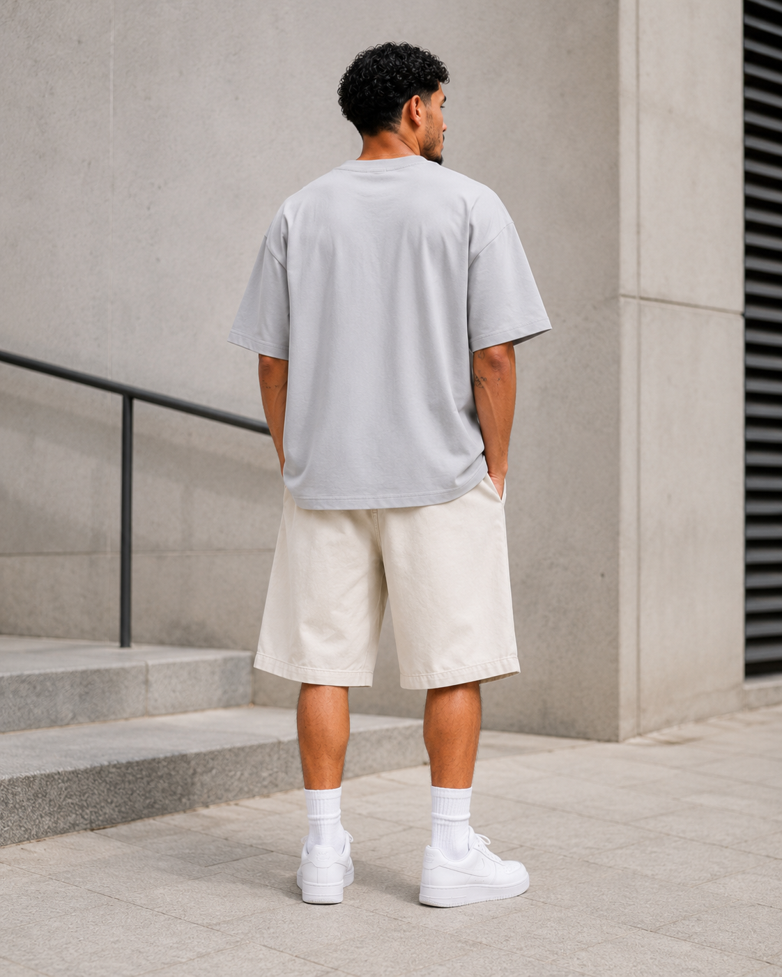 T-shirt Emotion Gris Clair