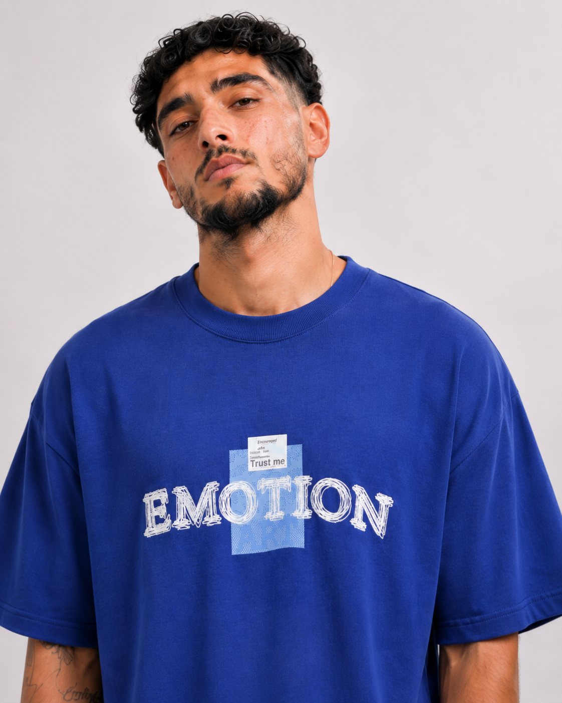 T-shirt Emotion Bleu Roi