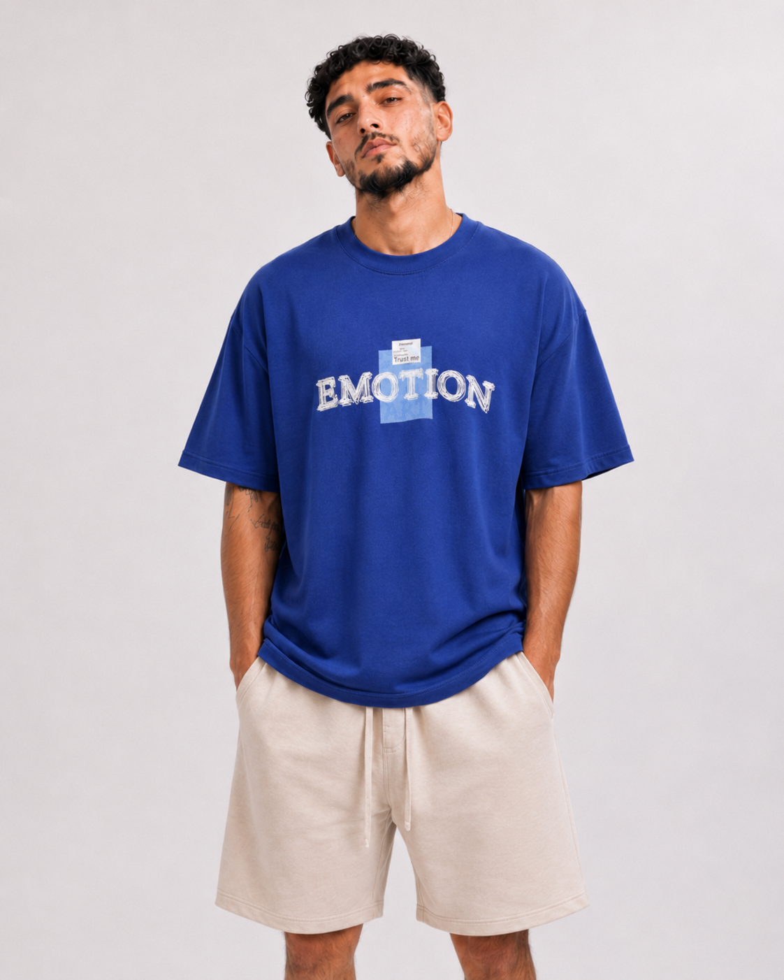 T-shirt Emotion Bleu Roi