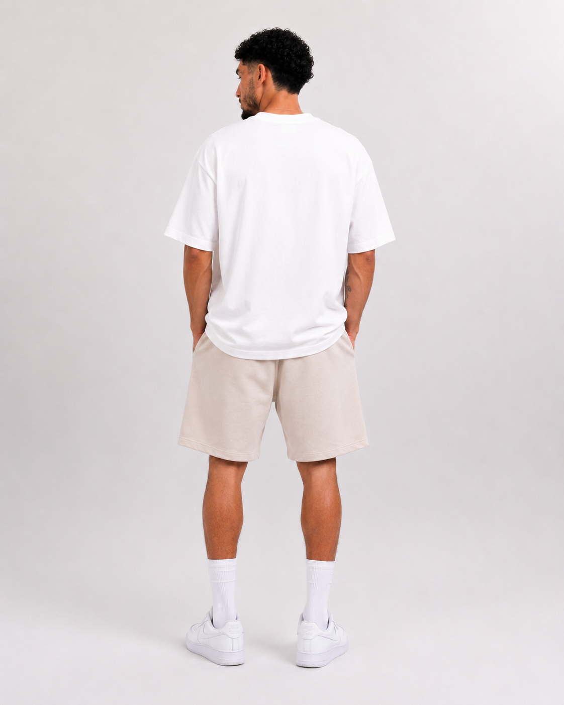 T-shirt Born This Blanc
