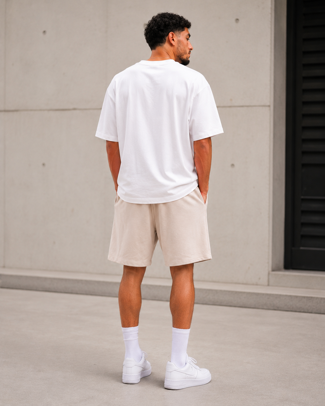 T-shirt Born This Blanc