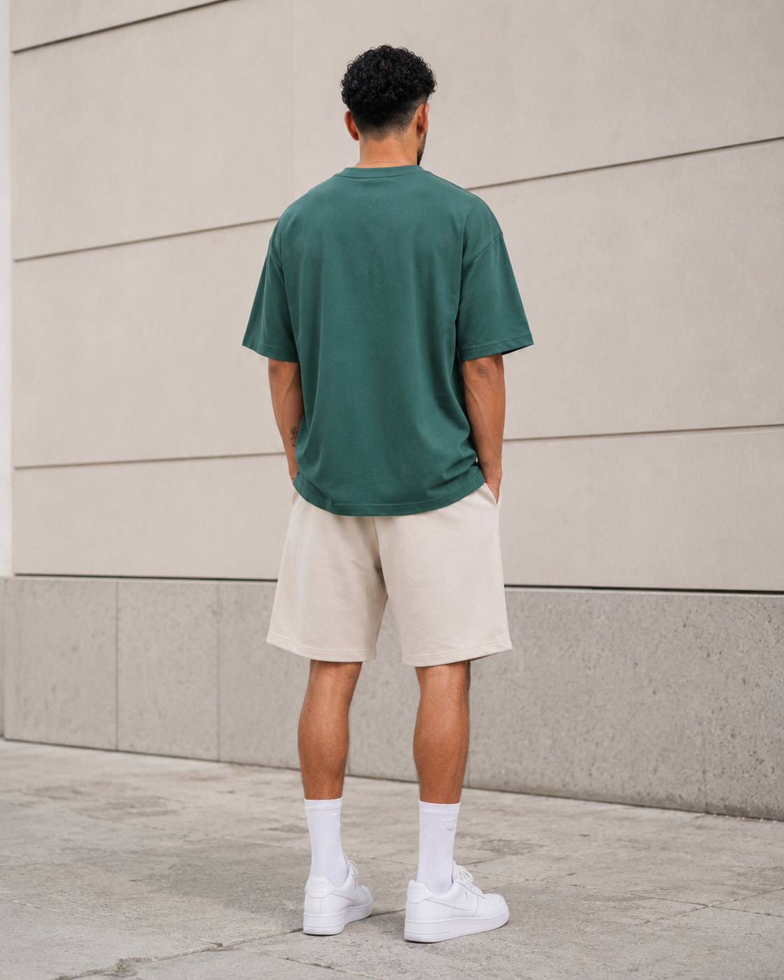 T-shirt Born This Vert Forêt