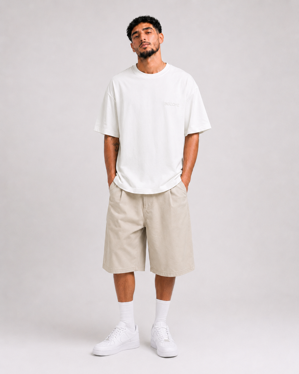 T-shirt Become Blanc