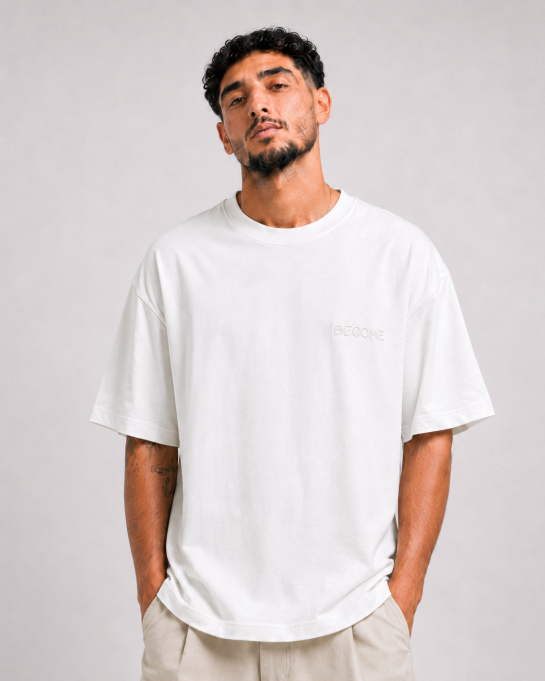 T-shirt Become Blanc