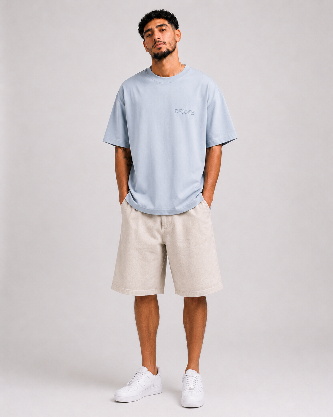 T-shirt Become Bleu Ciel