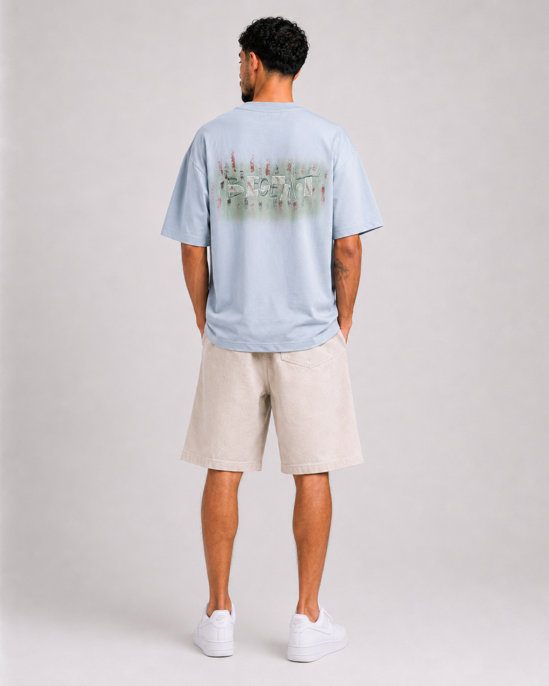 T-shirt Become Bleu Ciel