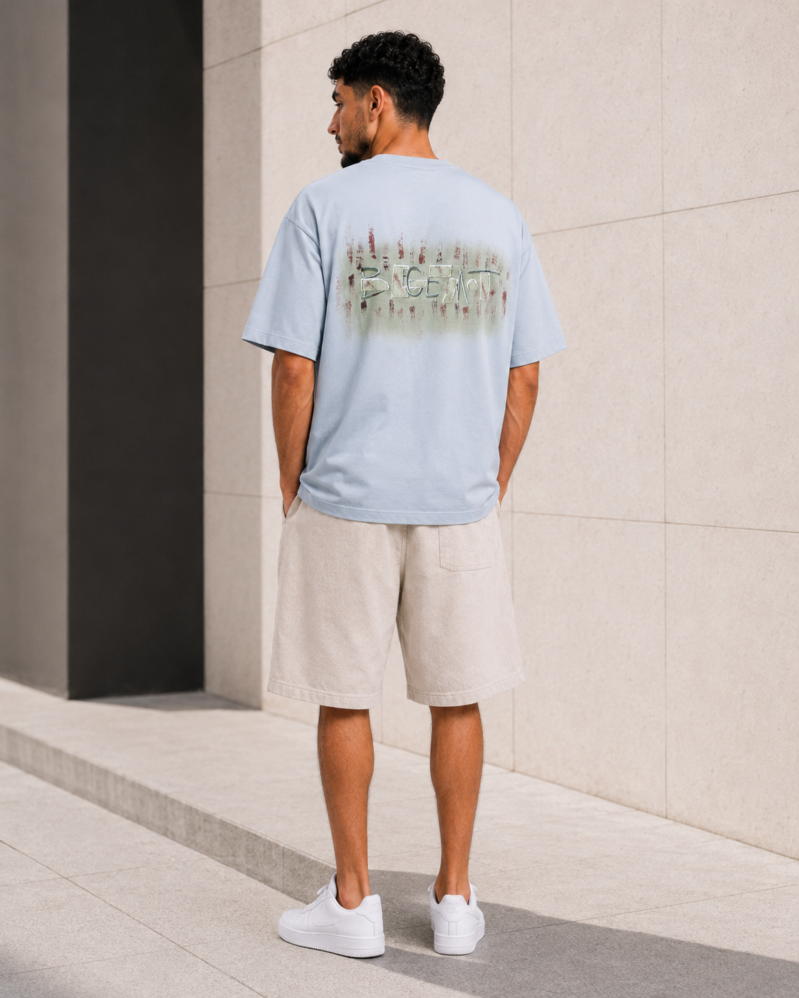 T-shirt Become Bleu Ciel