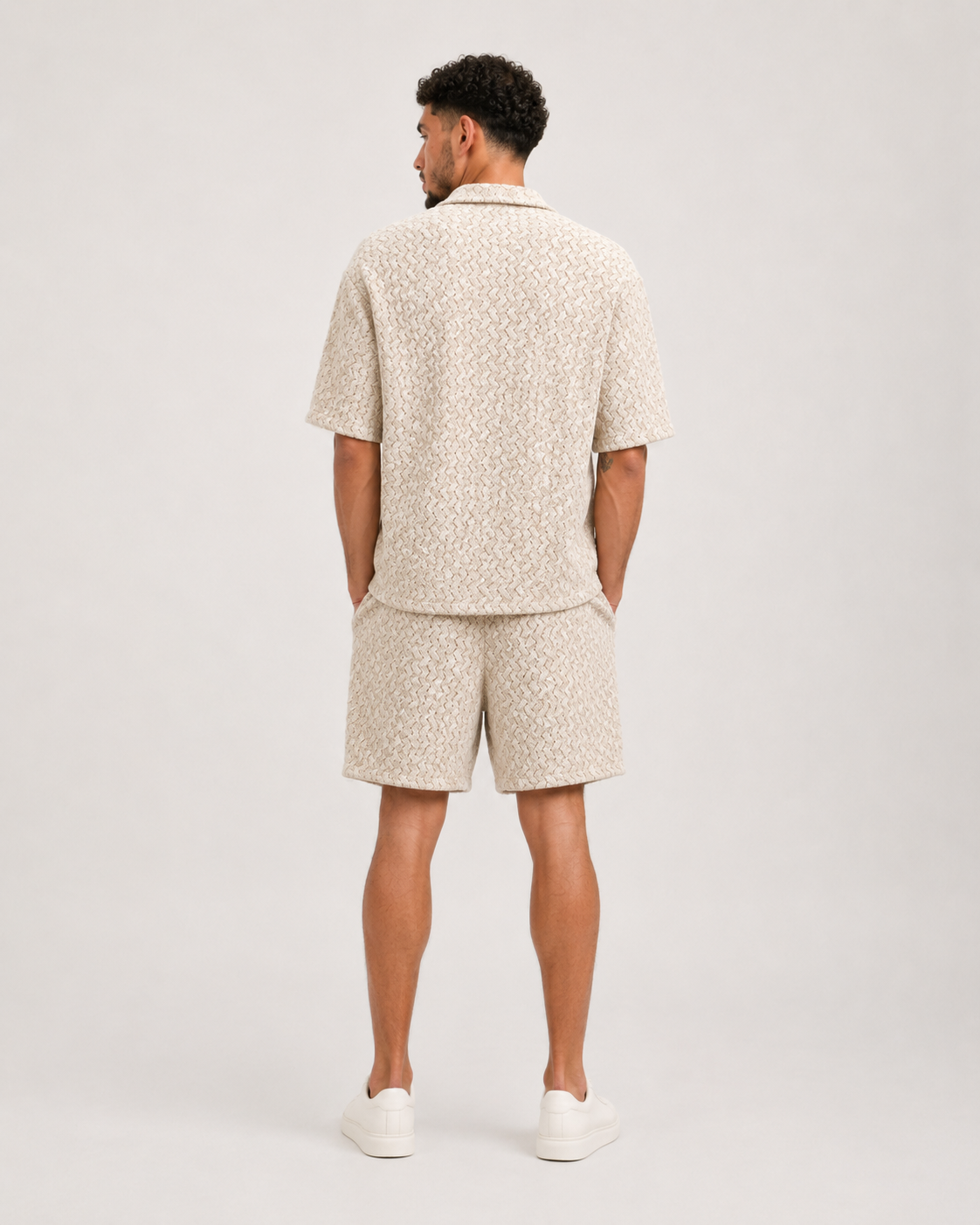 Ensemble Crochet Beige