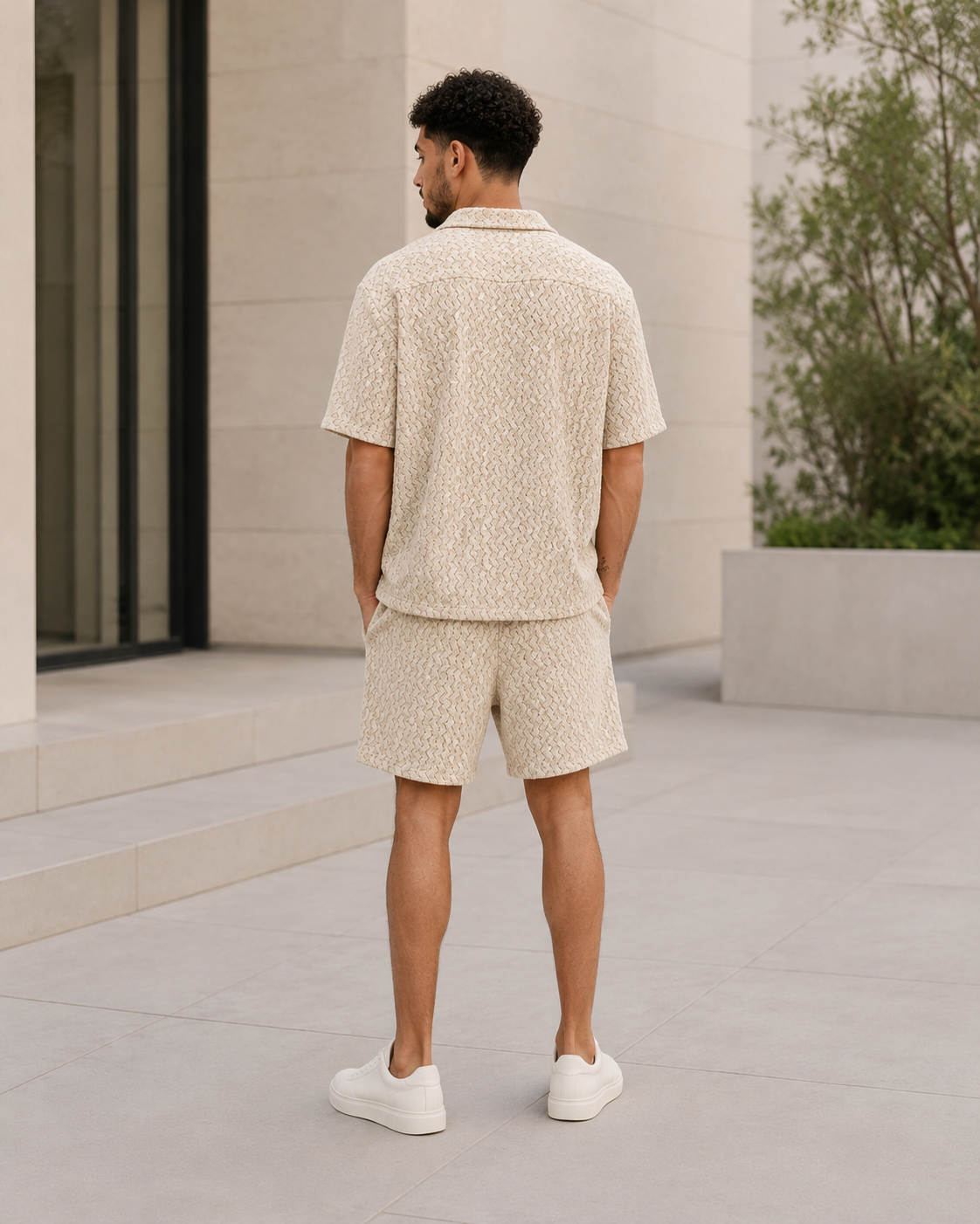 Ensemble Crochet Beige