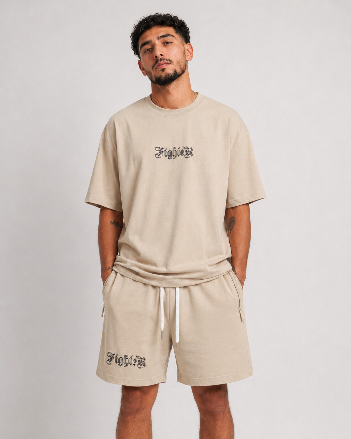 Ensemble Fighter Beige
