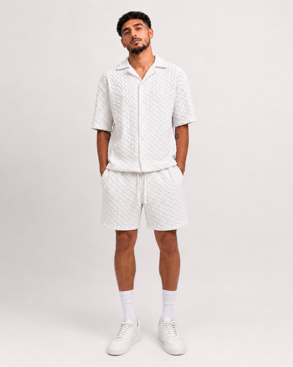 Ensemble Crochet Blanc
