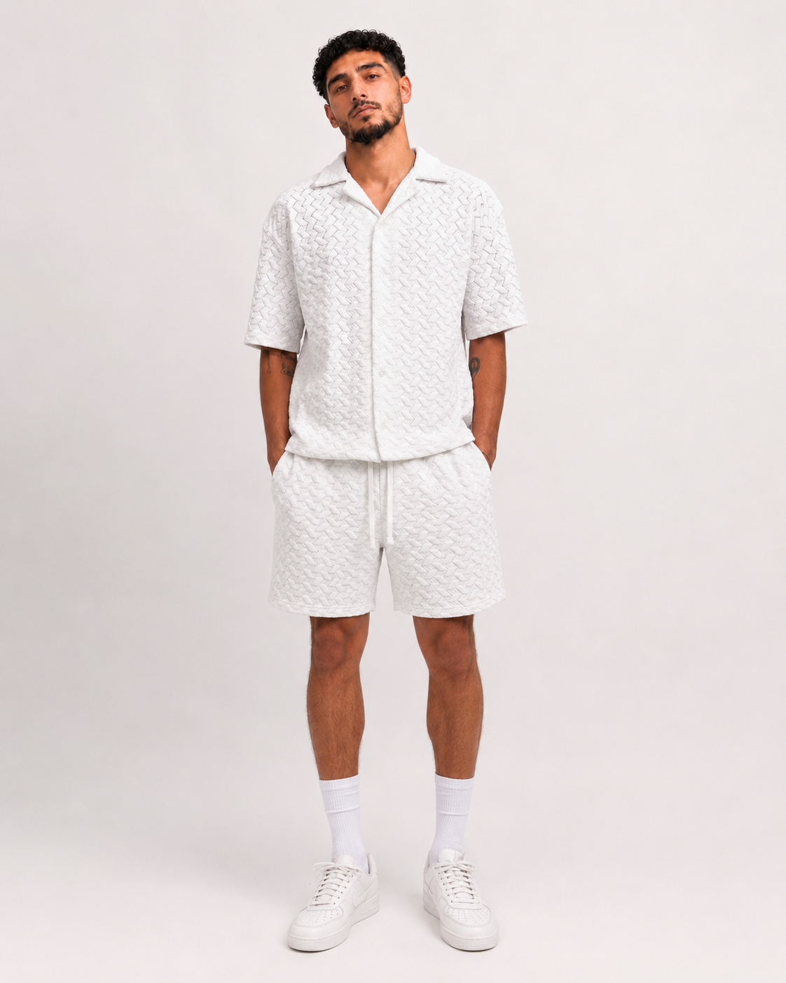 Ensemble Crochet Blanc