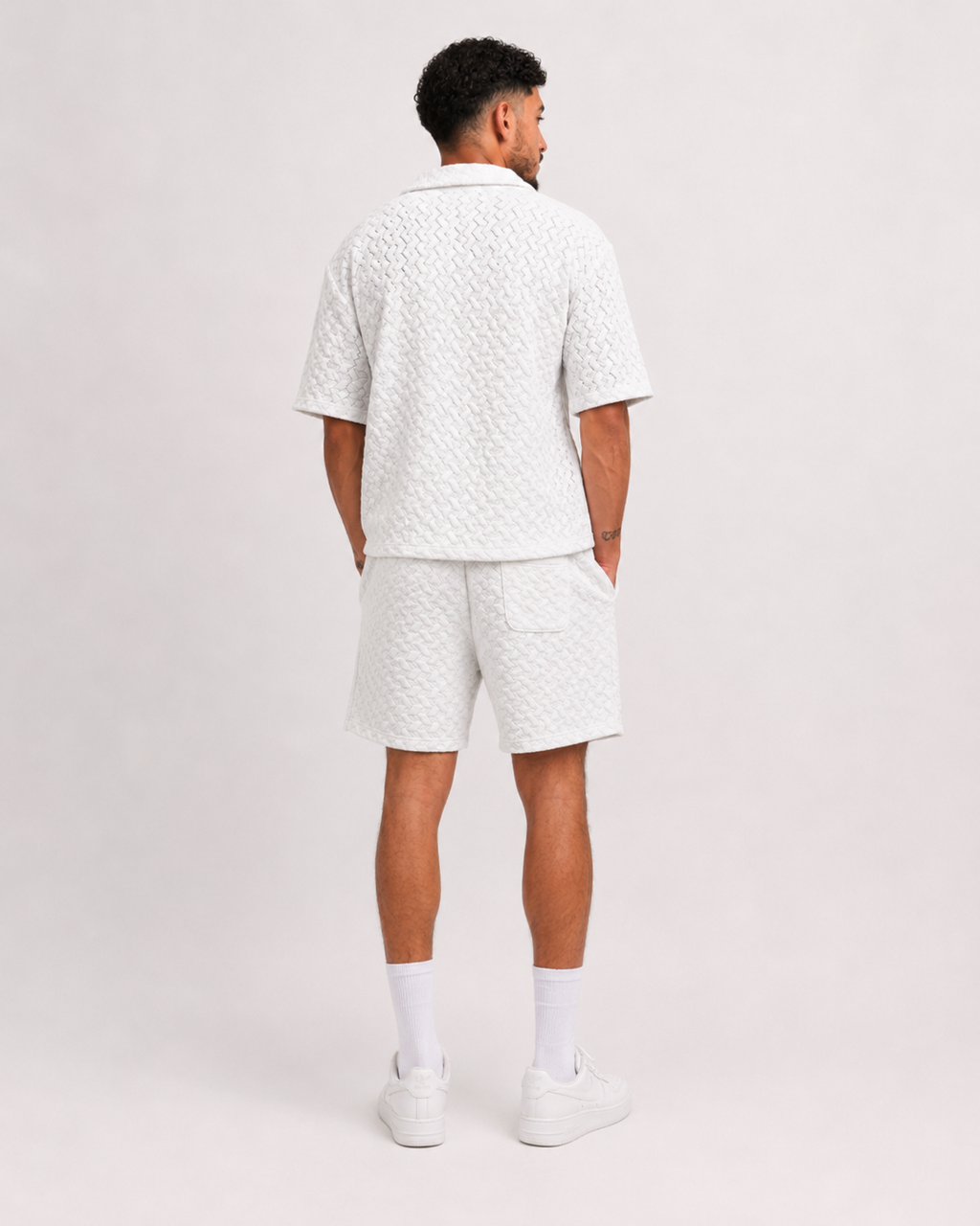 Ensemble Crochet Blanc
