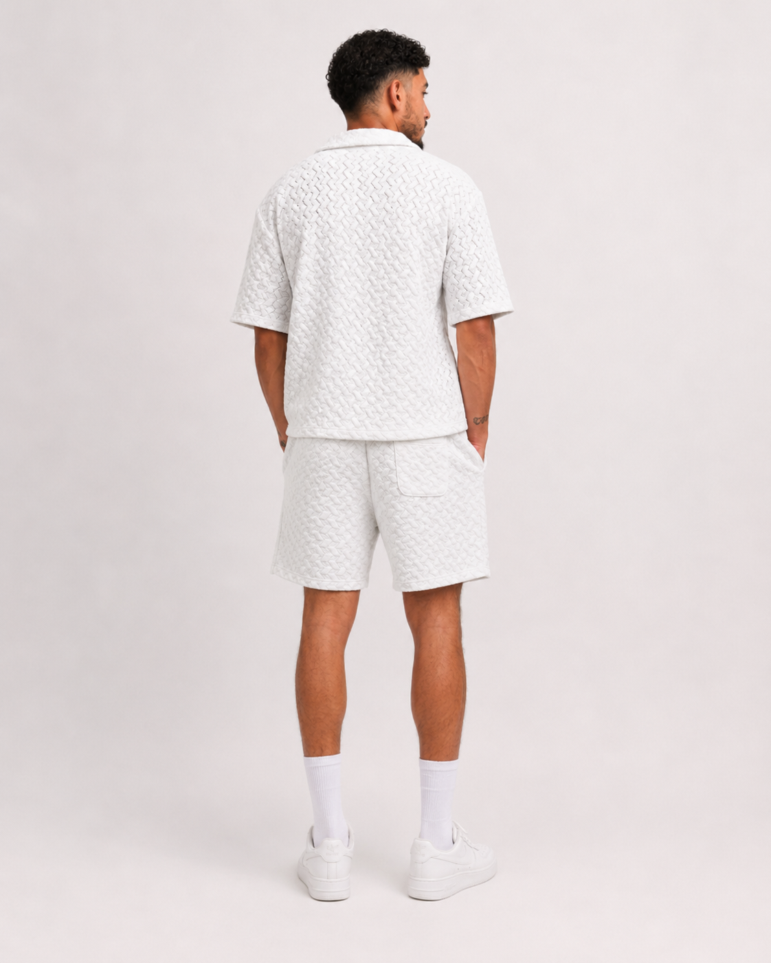 Ensemble Crochet Blanc